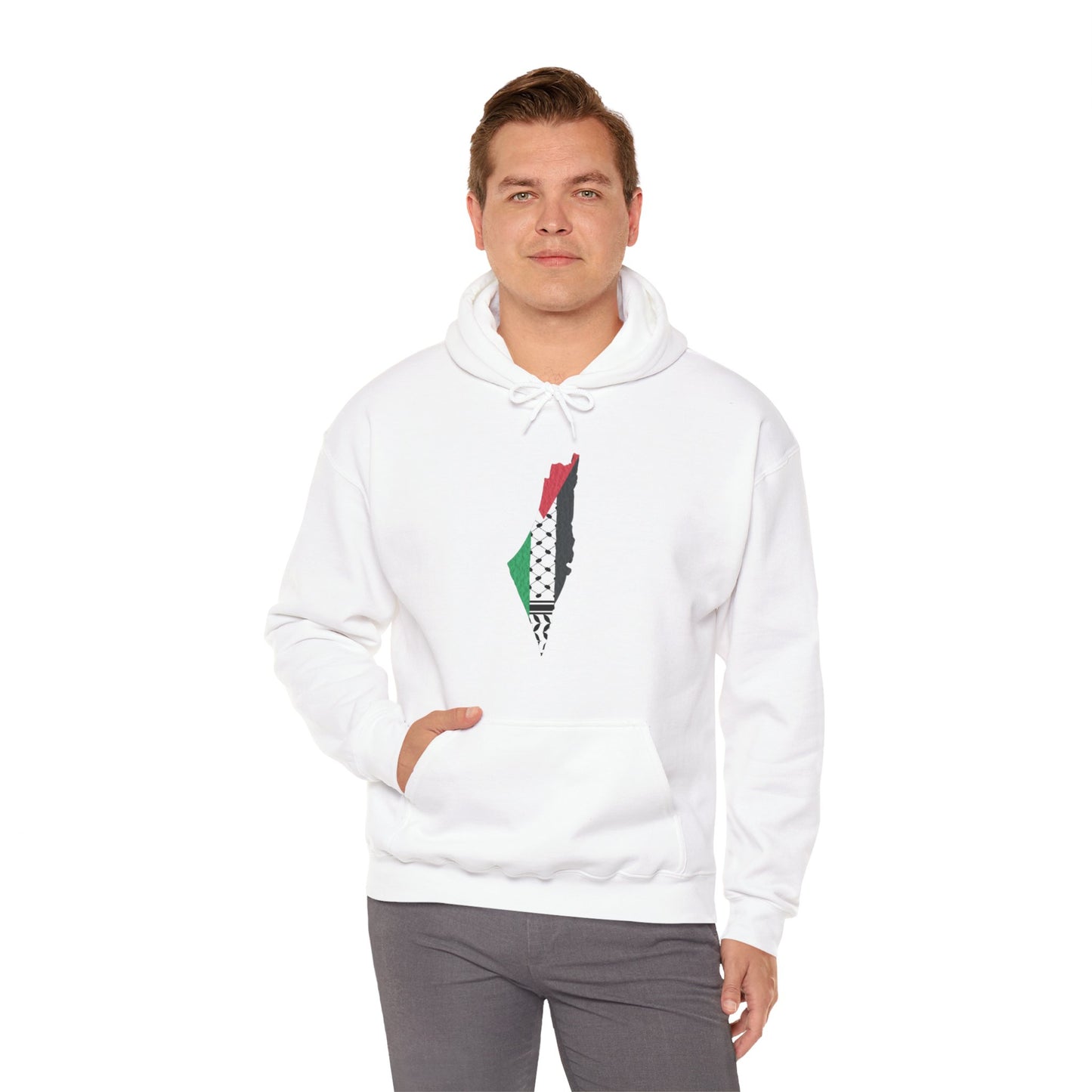 Palestine Map Hoodie