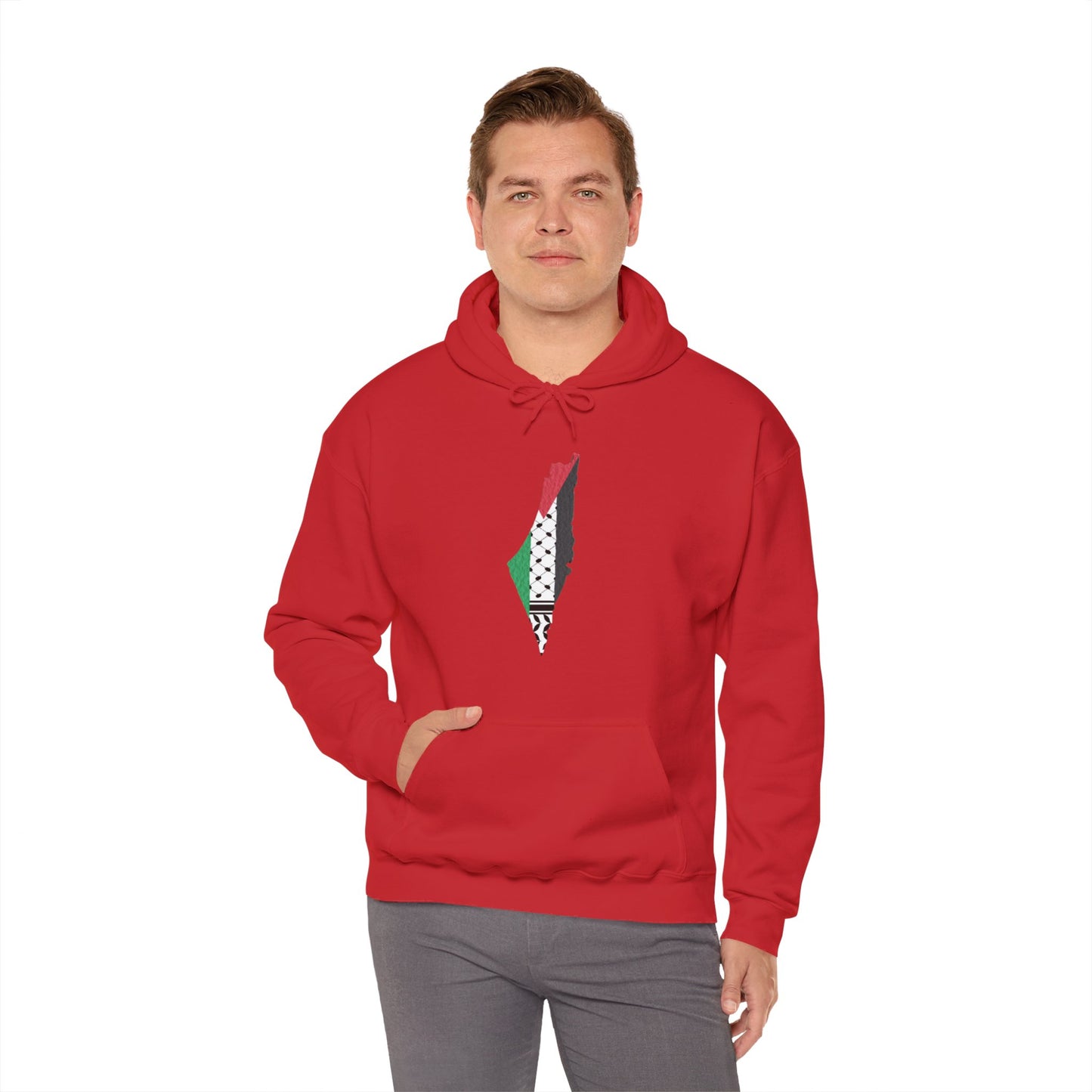 Palestine Map Hoodie