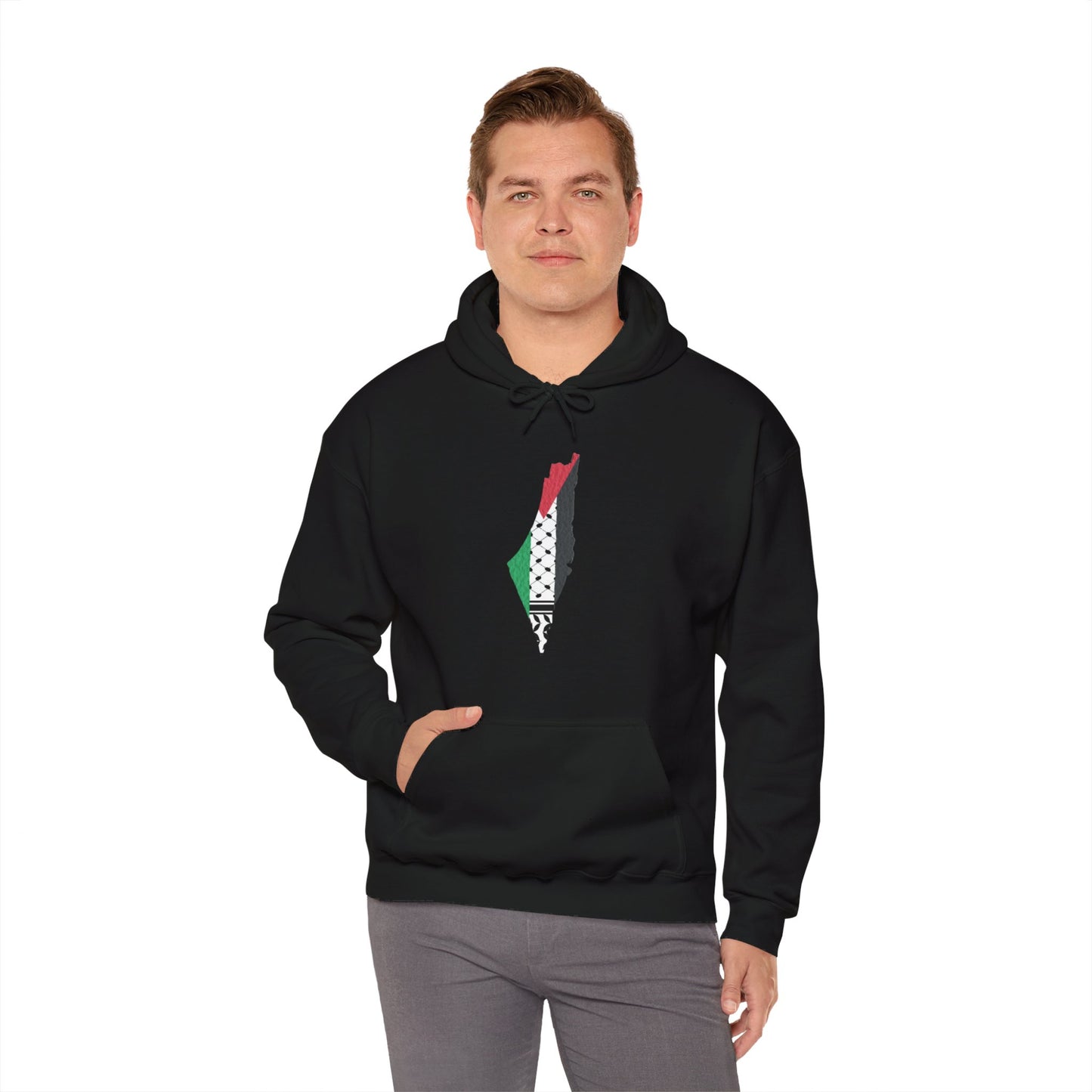 Palestine Map Hoodie
