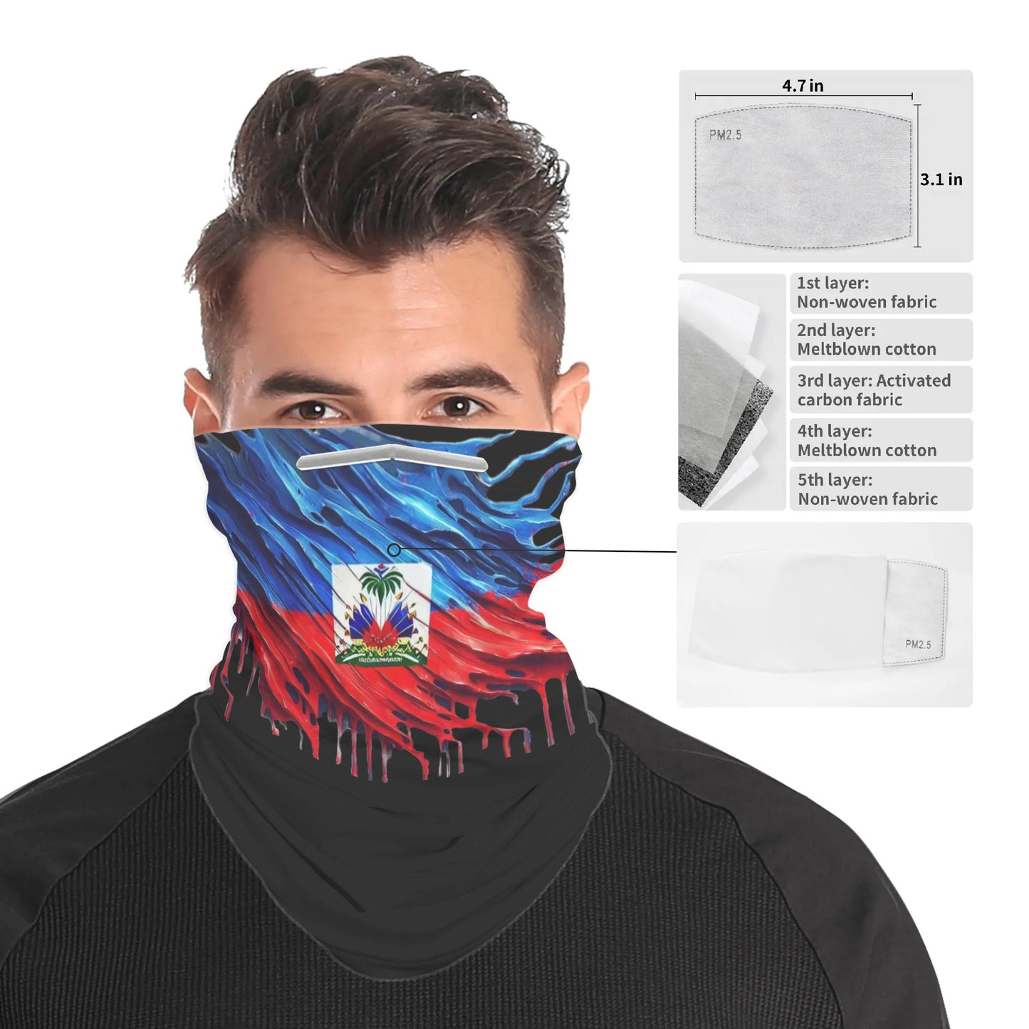 Drip Haiti Bandanas