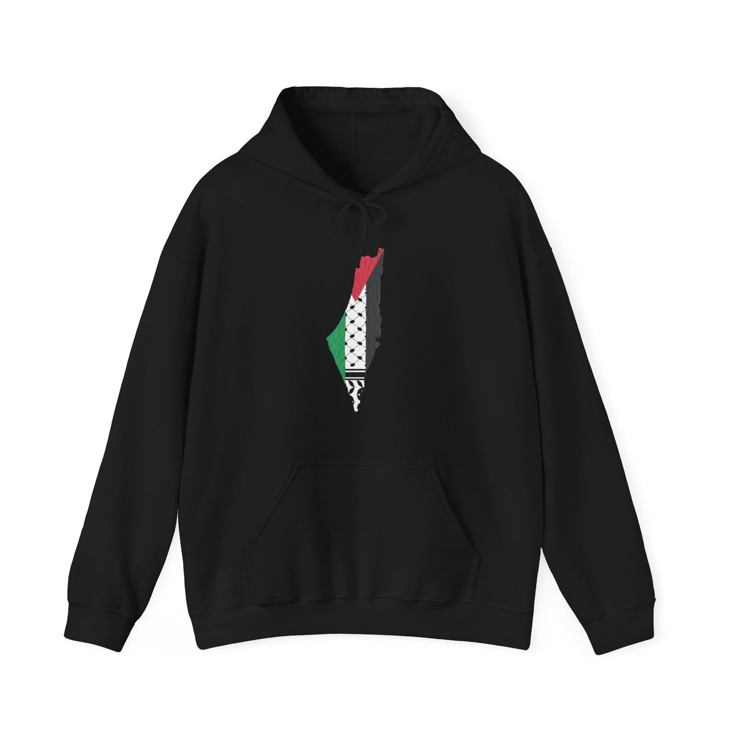Palestine Map Hoodie