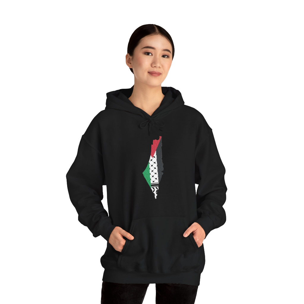 Palestine Map Hoodie